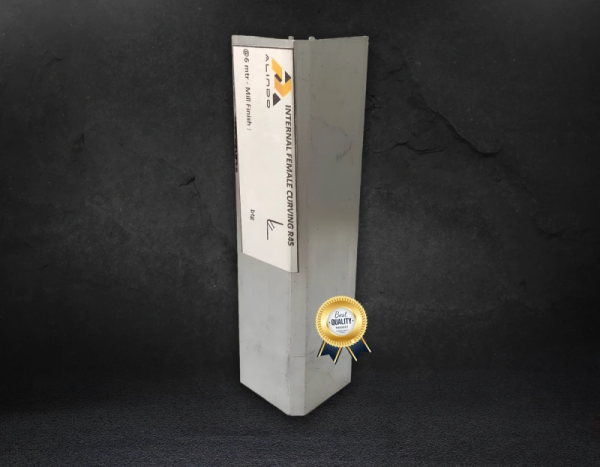 aluminium internal female curving r45