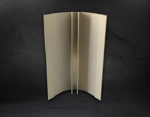 aluminium external male curving r45